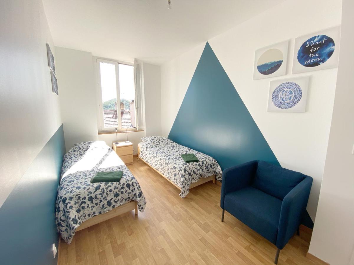 22 Chic & Cosy Grand Appart 92M2 Parking Gratuit Hypercentre Netflix 圣艾蒂安 外观 照片